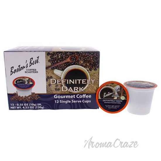 Definitely Dark Gourmet Coffee by Bostons Best - 12 Cups Cof