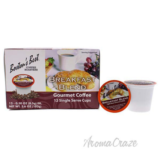 Breakfast Blend Gourmet Coffee by Bostons Best - 12 Cups Cof