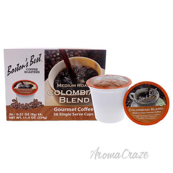 Colombian Blend Gourmet Coffee by Bostons Best - 36 Cups Cof