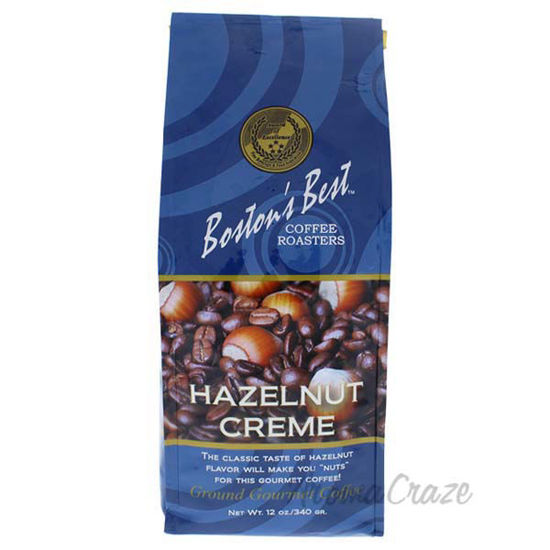 Hazelnut Creme Ground Gourmet Coffee by Bostons Best - 12 oz