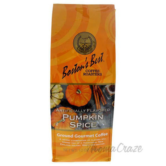 Pumpkin Spice Ground Gourmet Coffee by Bostons Best - 12 oz 