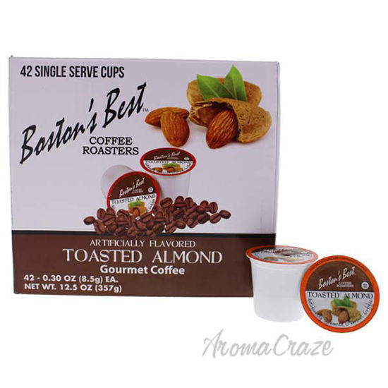 Toasted Almond Gourmet Coffee by Bostons Best - 42 Cups Coff