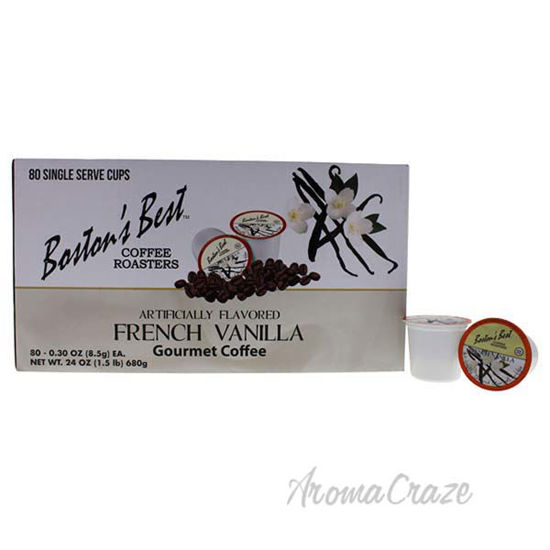 French Vanilla Gourmet Coffee by Bostons Best - 80 Cups Coff