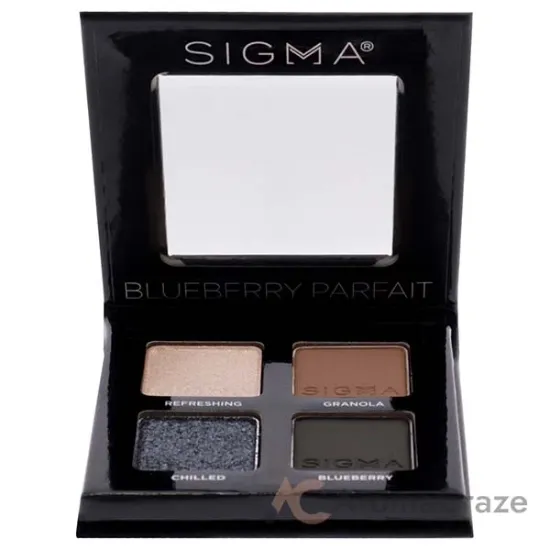 Picture of Eyeshadow Quad - Blueberry Parfait by SIGMA for Women - 0.14 oz Eye Shadow