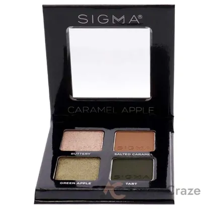 Picture of Eyeshadow Quad - Caramel Apple by SIGMA for Women - 0.14 oz Eye Shadow