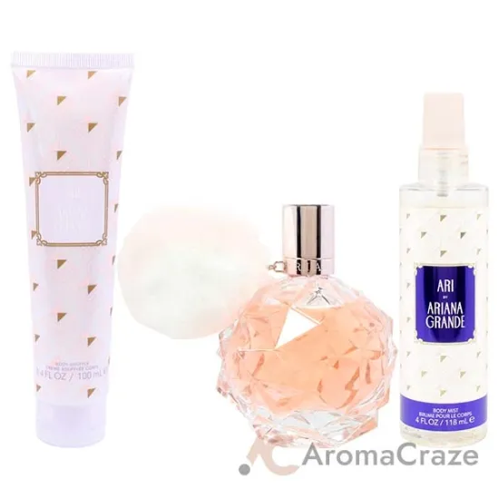 Picture of Ari by Ariana Grande for Women - 3 Pc Gift Set 3.4oz EDP Spray, 3.4oz Body Souffle, 4oz Body Mist