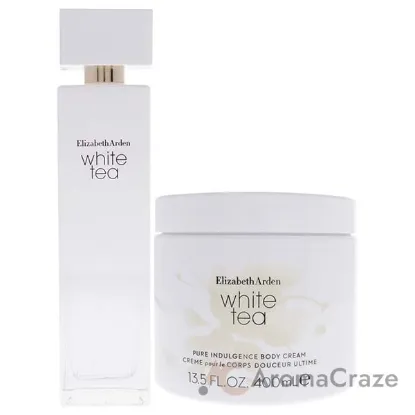 Picture of White Tea by Elizabeth Arden for Women - 2 Pc Gift Set 3.3oz EDT Spray, 13.5oz Body Cream