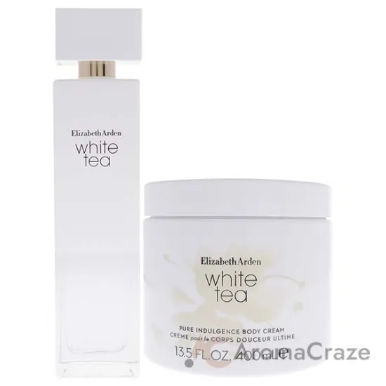 Picture of White Tea by Elizabeth Arden for Women - 2 Pc Gift Set 3.3oz EDT Spray, 13.5oz Body Cream