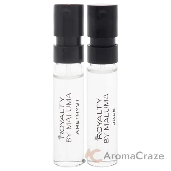 Picture of The Queen Collection by Royalty By Maluma for Women - 2 Pc Mini Gift Set 0.05oz Jade EDP Spray Vial (Mini), 0.05oz Amethyst EDP Spray Vial (Mini)