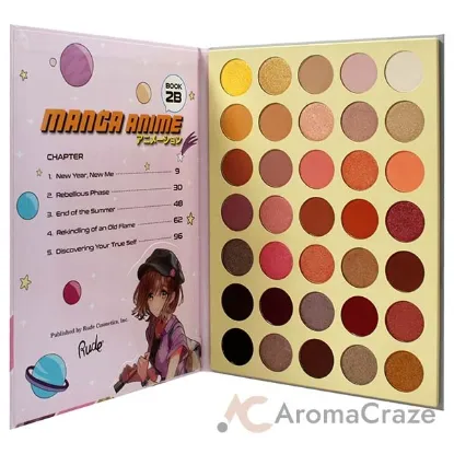 Picture of Manga Anime 35 Pressed Pigment and Shadow Book 2B by Rude Cosmetics for Women - 1.34 oz Eye Shadow