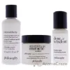 Picture of The Best Is Yet To Come Holiday Set by Philosophy for Unisex - 3 Pc Gift Set 3oz Microdelivery Exfoliating Daily Facial Wash, 1oz Dose Of Wisdom Bouncy Skin Reactivating Serum, 2oz Anti-Wrinkle Miracle Worker Line-Correcting Moisturizer