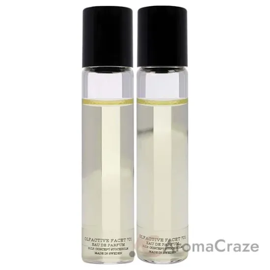 Picture of The Piece - Gold by NCP for Unisex - 3 Pc 2 x 4.9ml Olfactive Facet -701 Leather and Vetiver EDP Roll On, Necklace