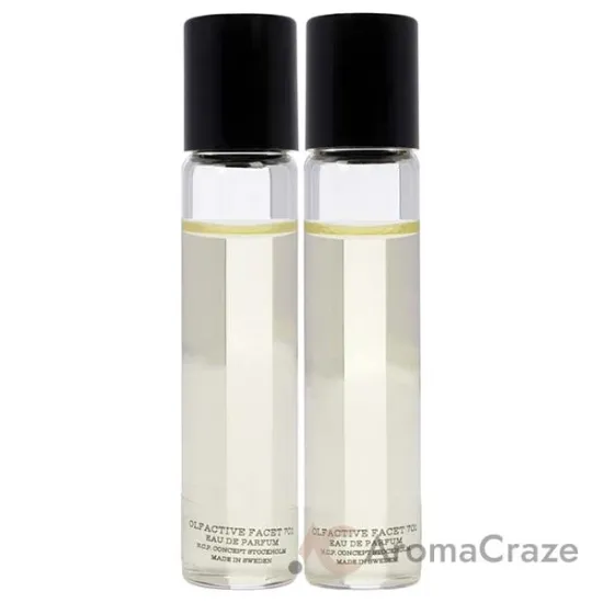 Picture of The Piece - Black by NCP for Unisex - 3 Pc 2 x 4.9ml Olfactive Facet -701 Leather and Vetiver EDP Roll On, Necklace