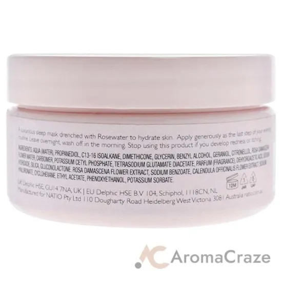 Picture of Rosewater Hydration Moisture Gel Sleeping Mask by Natio for Women - 3.5 oz Gel