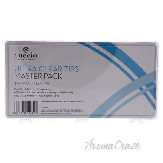 Pro Ultra Clear Tips Masterpack by Cuccio Pro for Women - 36