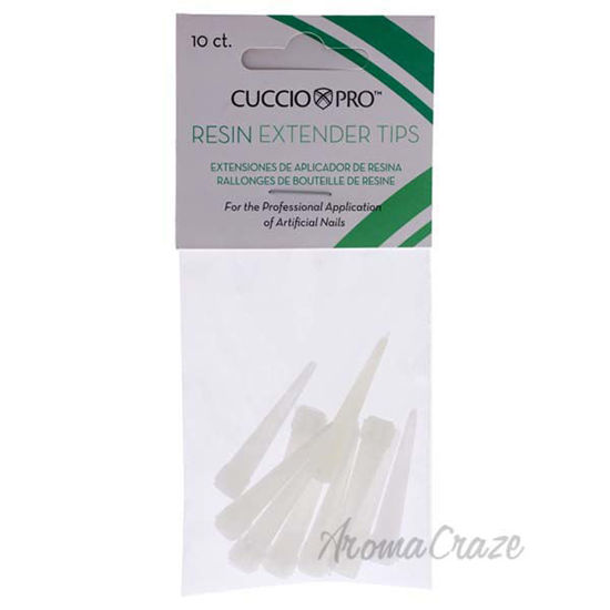 Resin Extender Tips by Cuccio Pro for Women - 10 Pc Nails Ti