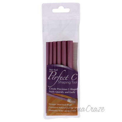 Perfect C Shaping Tool by Cuccio Pro for Women - 6 Pc Sticks