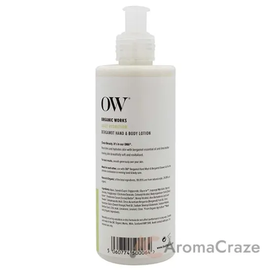 Picture of Daily Hydration Hand and Body Lotion - Bergamot by Organic Works for Unisex - 10.14 oz Body Lotion