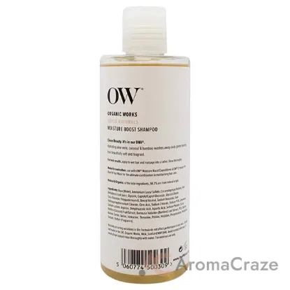 Picture of Super Naturals Moisture Boost Shampoo by Organic Works for Unisex - 10.14 oz Shampoo