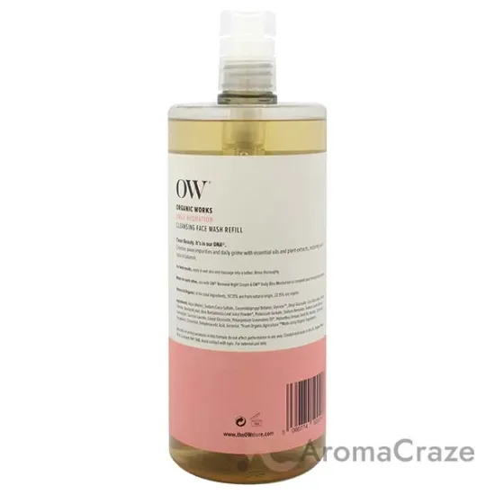 Picture of Daily Hydration Cleansing Face Wash by Organic Works for Women - 33.8 oz Cleanser (Refill)