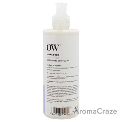 Picture of Daily Hydration Hand and Body Lotion - Lavender by Organic Works for Women - 10.14 oz Body Lotion