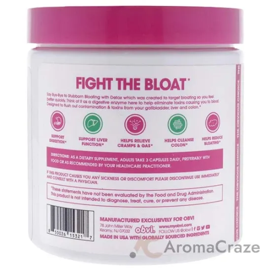 Picture of Detox by Obvi for Unisex - 90 Count Dietary Supplement