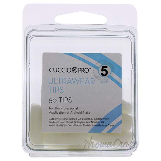 Ultrawear Tips - 5 by Cuccio Pro for Women - 50 Pc Acrylic N