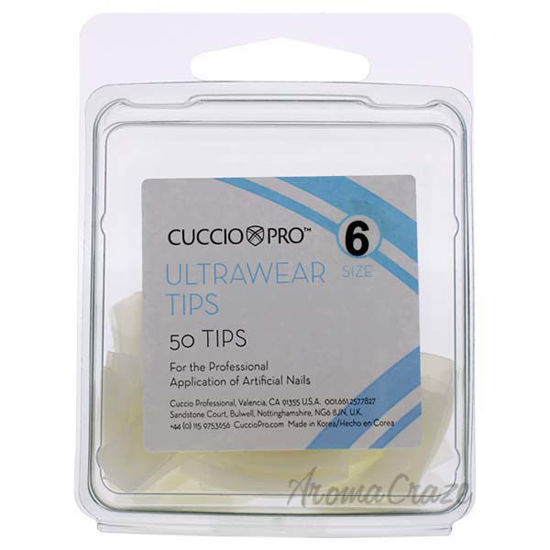 Ultrawear Tips - 6 by Cuccio Pro for Women - 50 Pc Acrylic N