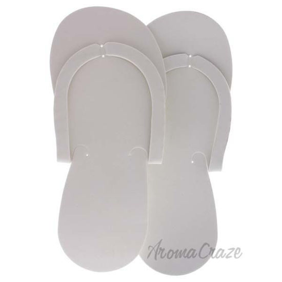 Pedicure Slippers - White by Cuccio for Unisex - 12 Pair Sli