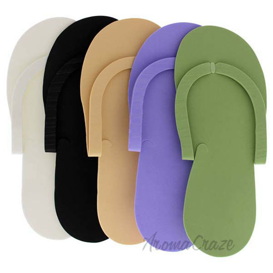 Pedicure Slippers - Assorted by Cuccio Pro for Unisex - 12 P