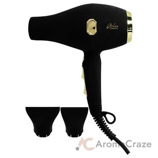 Picture of Infrared Blow Dryer With Ionic Technology - Black by Aria Beauty for Women - 1 Pc Hair Dryer
