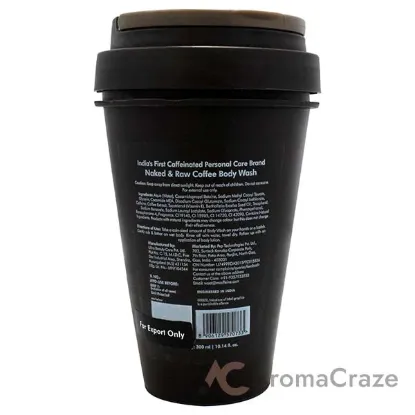 Picture of Naked and Raw Coffee Body Wash - Brazil Nut Oil by mCaffeine for Unisex - 10.14 oz Body Wash