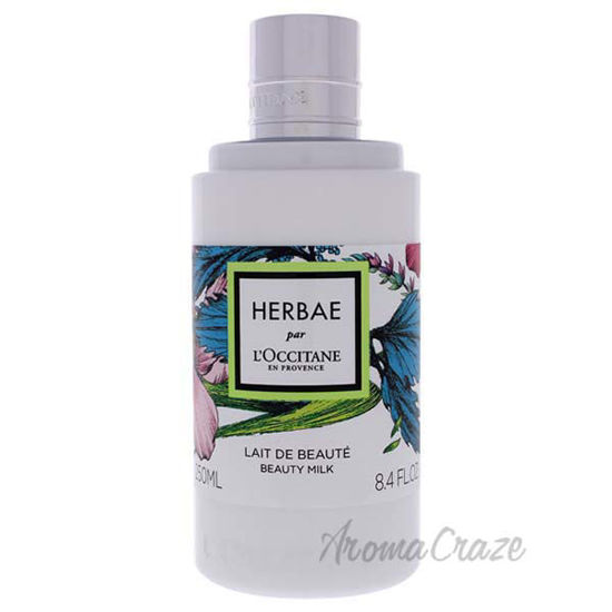 Herbae Beauty Milk by LOccitane for Unisex - 8.4 oz Body Cre