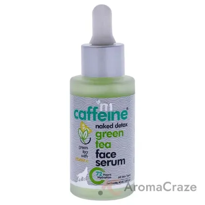 Picture of Naked Detox Green Tea Face Serum - Vitamin C - All Skin Types by mCaffeine for Unisex - 1.35 oz Serum