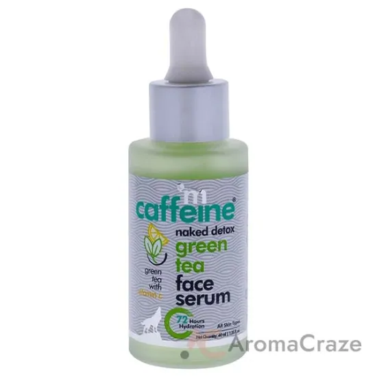 Picture of Naked Detox Green Tea Face Serum - Vitamin C - All Skin Types by mCaffeine for Unisex - 1.35 oz Serum