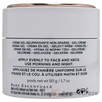 Picture of True Oasis Oil-Free Replenishing Gel Cream by bareMinerals for Unisex - 1.7 oz Cream (Tester)