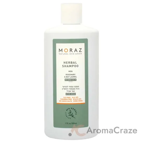 Picture of Men Herbal Shampoo for Normal Hair by Moraz for Men - 17 oz Shampoo