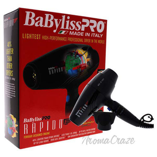Rapido Professional Dryer - BF7000 - Black by BaBylissPRO fo