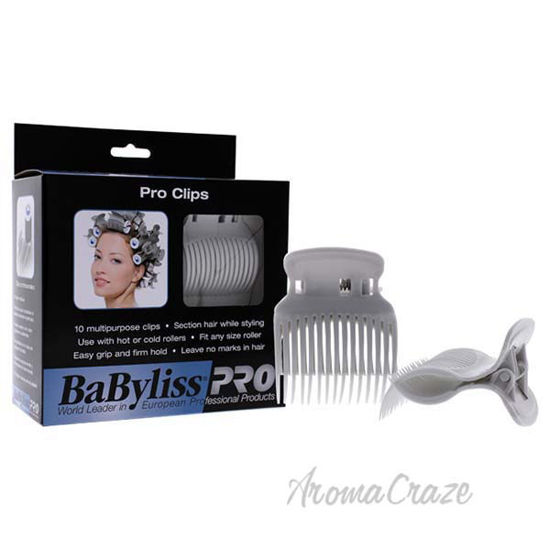Clips for Rollers - BABPC10 by BaBylissPRO for Unisex - 10 P