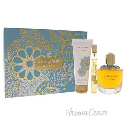 Girl Of Now by Elie Saab for Women - 3 Pc Gift Set 3oz EDP S