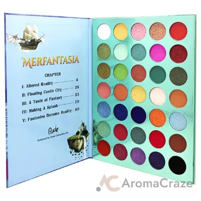 Picture of Merfantasia 35 Eyeshadows Palette - Book 8 by Rude Cosmetics for Women - 1.34 oz Eye Shadow