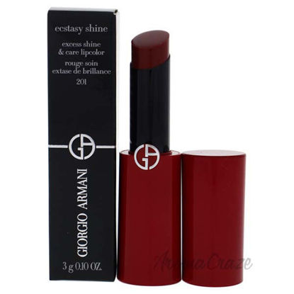 Ecstasy Shine Lipstick - 201 Scarlatto by Giorgio Armani for
