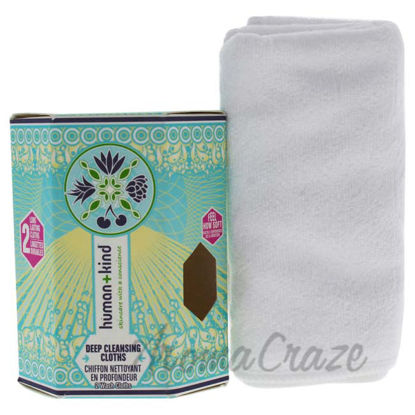 Picture of Deep Cleansing Cloths by Human+Kind for Unisex - 2 Pc Cloths