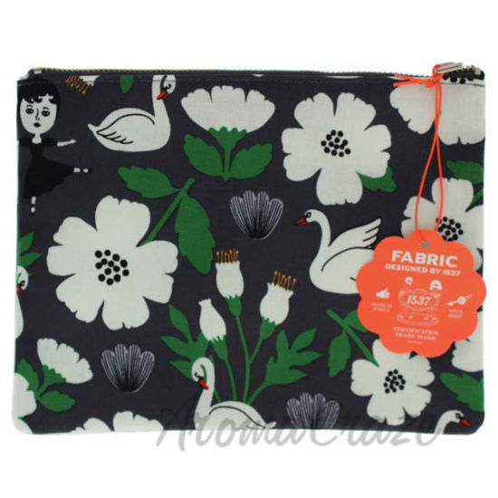 Picture of Aurore and Swan Coated Pouch by Ooh Lala for Women - 1 Pc Pouch
