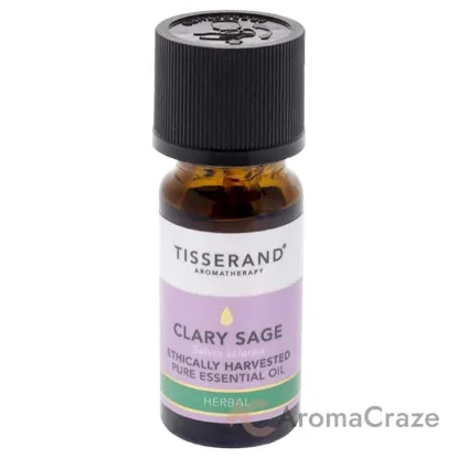 Picture of Ethically Harvested Pure Essential Oil - Clary Sage by Tisserand for Unisex - 0.30 oz Oil