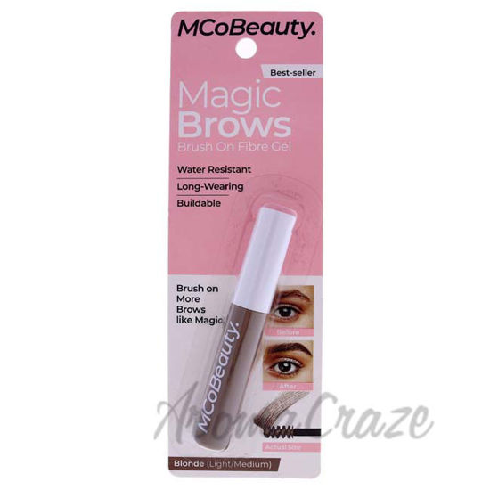 Picture of More Brows Brush On Fibre Gel - Light-Medium by MCoBeauty for Women - 0.12 oz