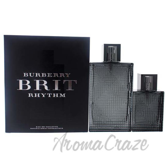 Picture of Burberry Brit Rhythm by Burberry for Men - 2 Pc Gift Set 3oz, 1oz
