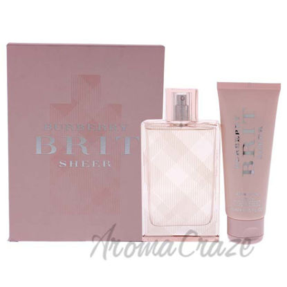 Picture of Burberry Brit Sheer by Burberry for Women - 2 Pc Gift Set 3.3oz, 2.5oz