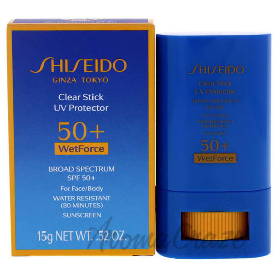 Picture of Clear Stick UV Protector WetForce SPF 50 by Shiseido for Unisex - 0.52 oz