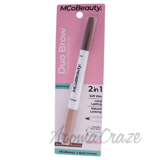 Picture of Duo Brow Crayon Plus Highlighter - Blonde Light-Medium by MCoBeauty for Women - 0.025 oz